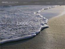 Tablet Screenshot of eskapecollection.com